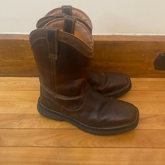 Men's Ridgecut YMN-2201 Waterproof Rancher Wellington Leather Cowboy Boot Size9M - Picture 4 of 7